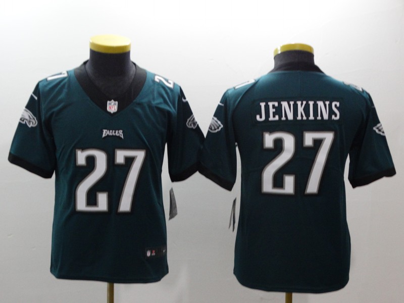 Youth Philadelphia Eagles #27 Jenkins green Nike NFL jerseys->->Youth Jersey